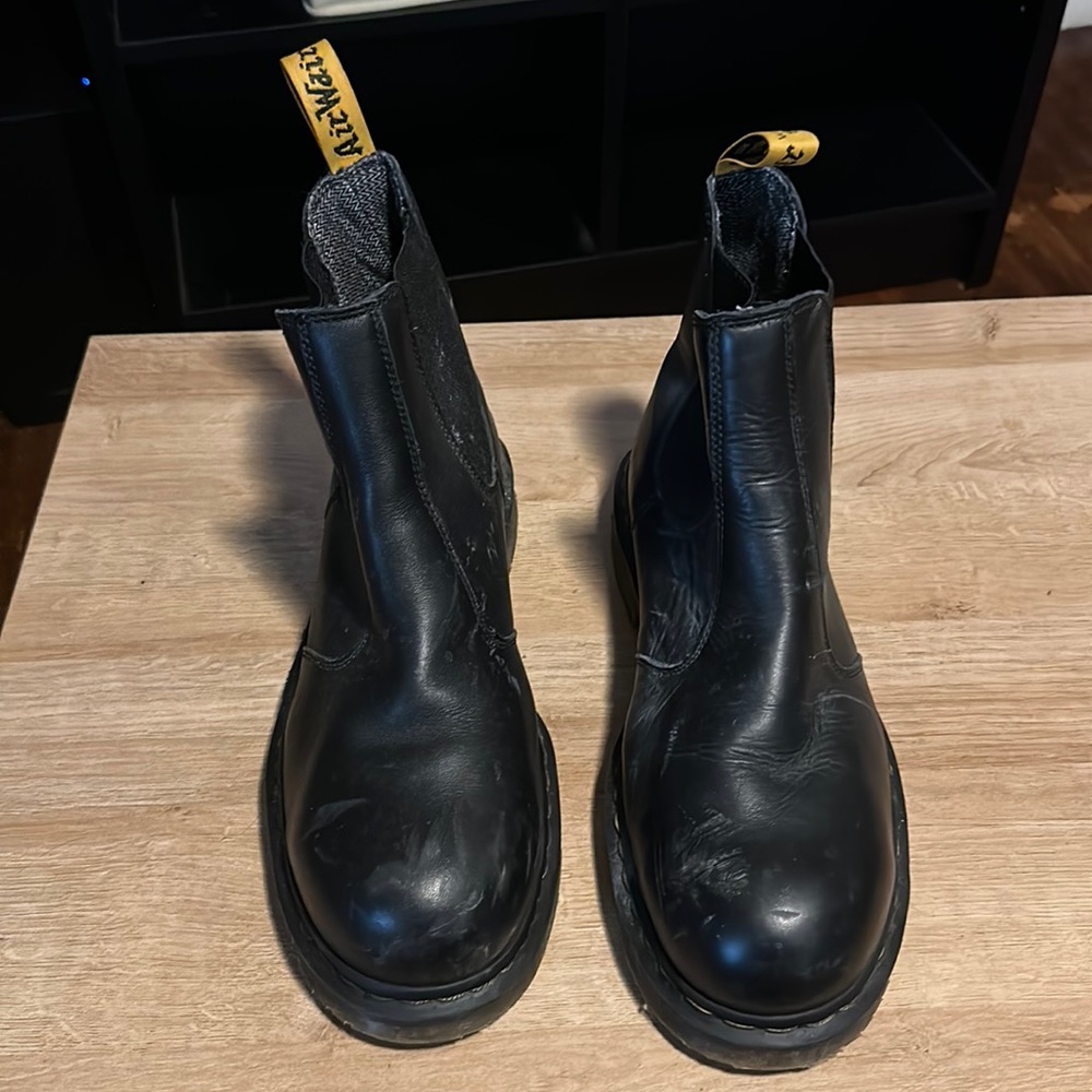 Doc martens steel toe safety shoe